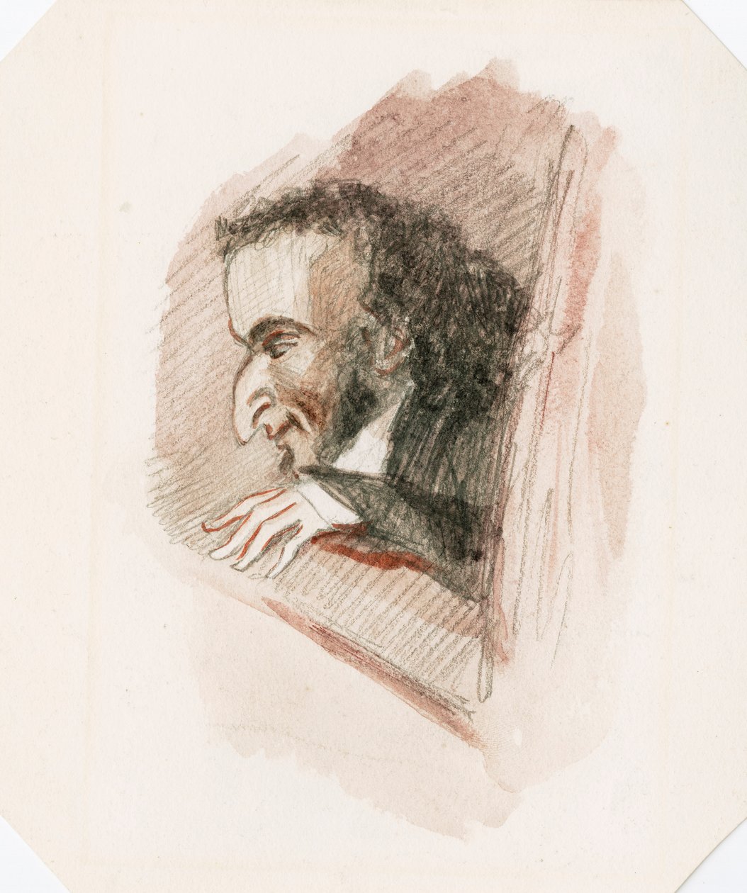 Niccolo Paganini - Portrait by Unknown