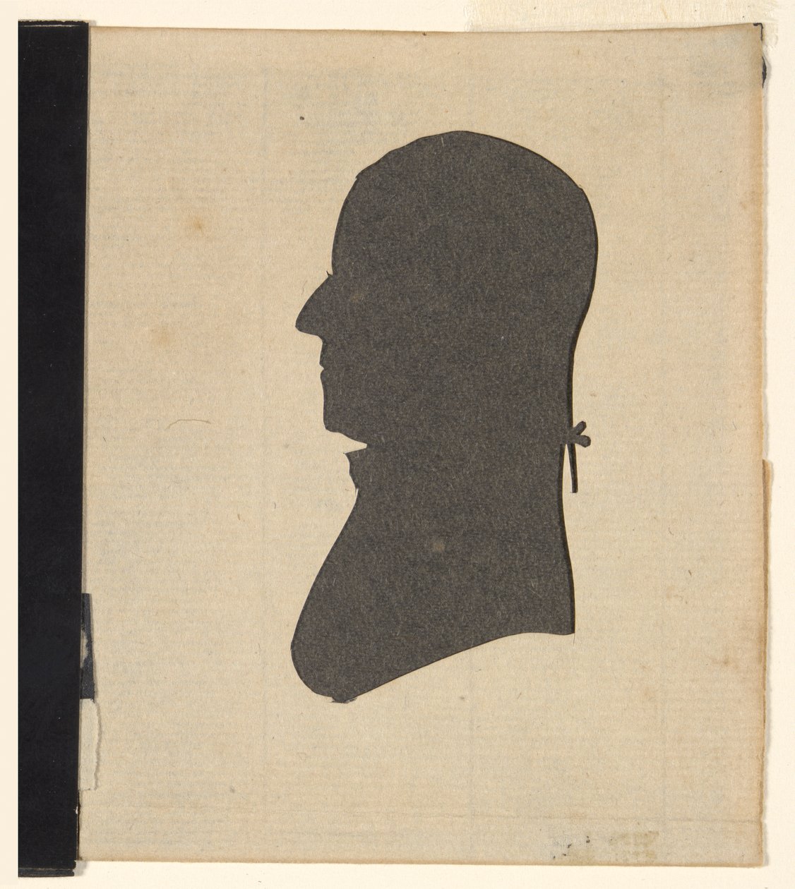 Silhouette - Gov. Trumbull (Brother of Col. Trumbull) by Unknown