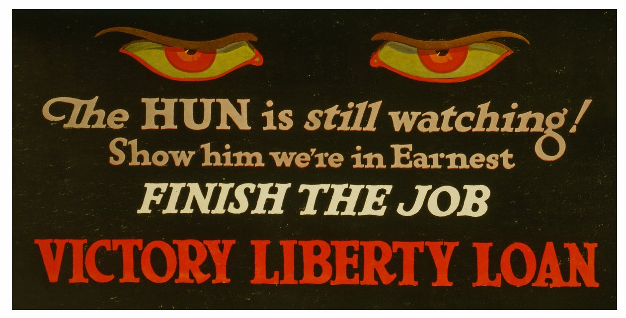 The Hun is still watching! Show him we