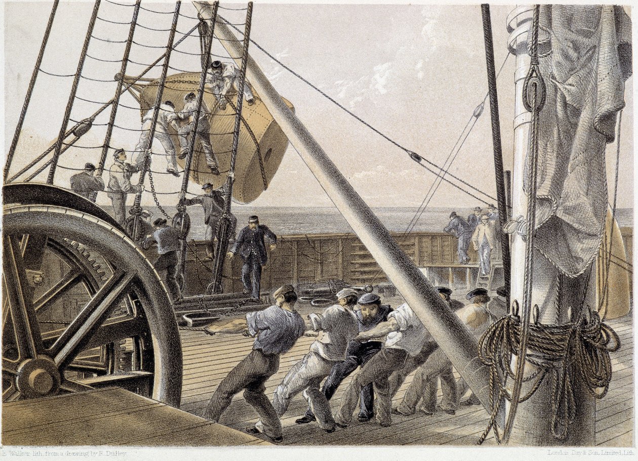 A huge spot buoy was drawn on 2 Aug. 1858 - in 