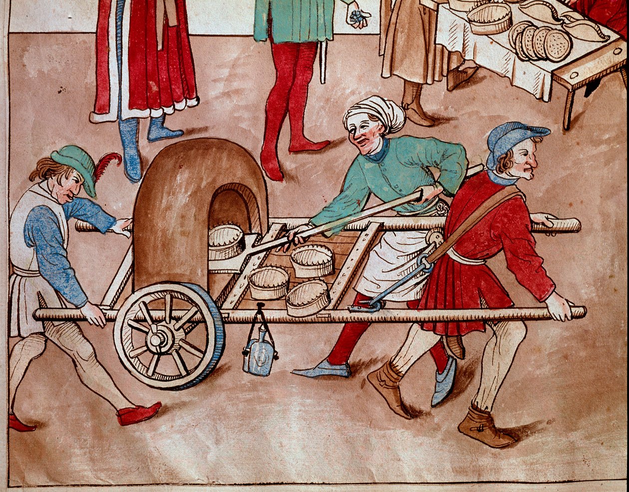 A Walking Baker by Unknown artist