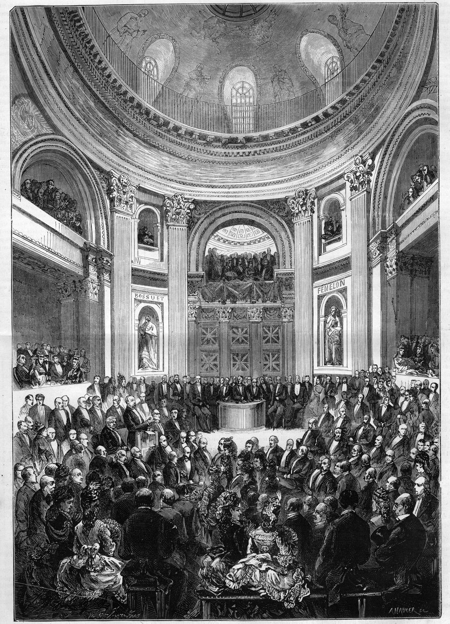 Academie Francaise: reception of Henri d