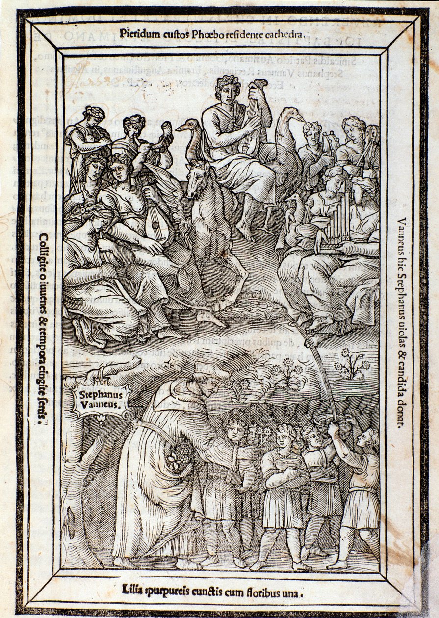 Apollo and the Muses by Unknown artist