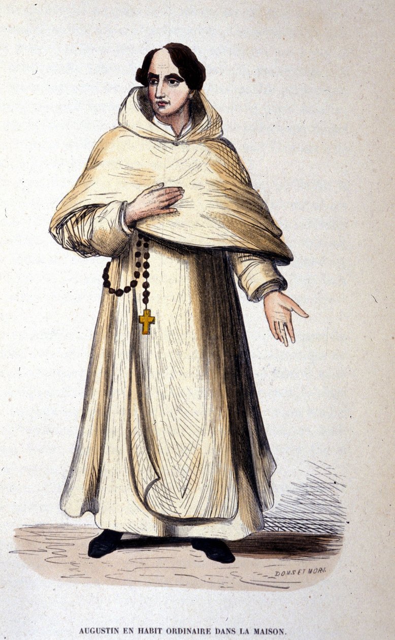 Augustine in ordinary dress, religious according to the rules of Saint ...