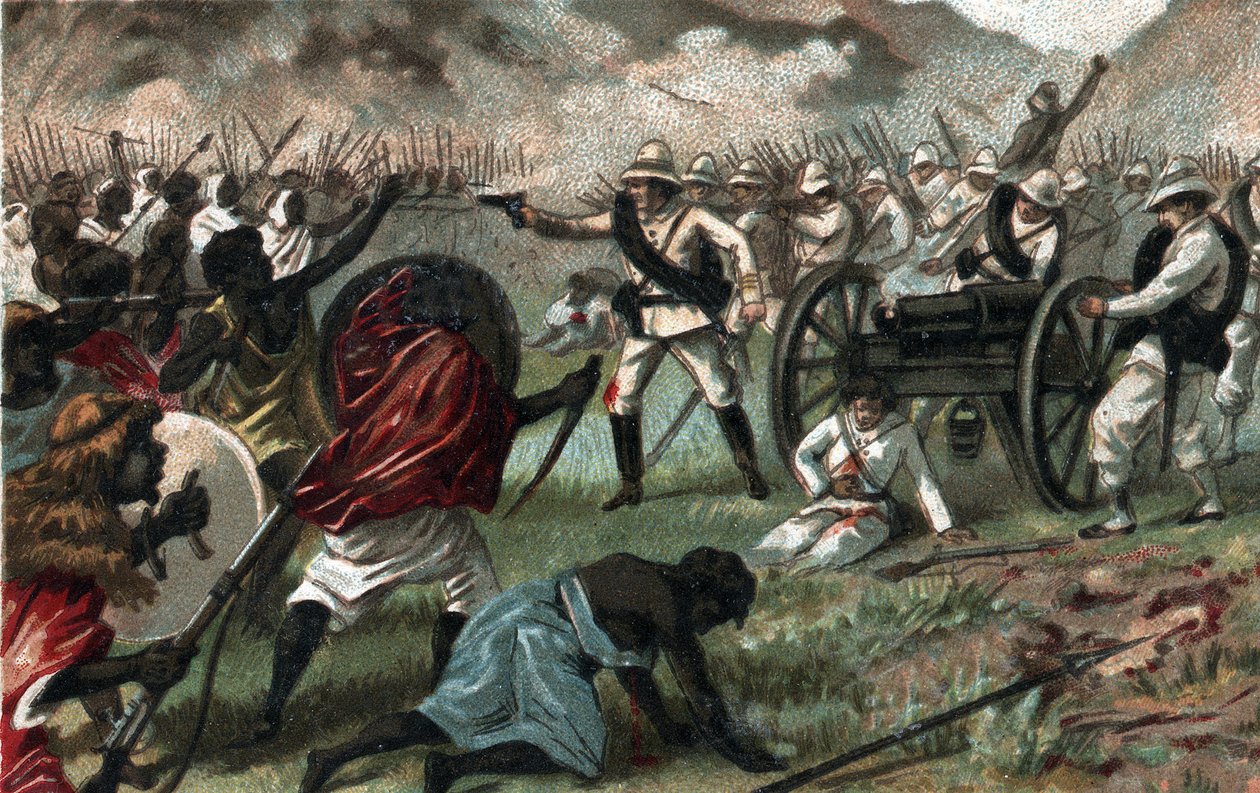 Battle of Abba Karima (Adoua, Ethiopia) Between Ethiopia and Italy by Unknown artist
