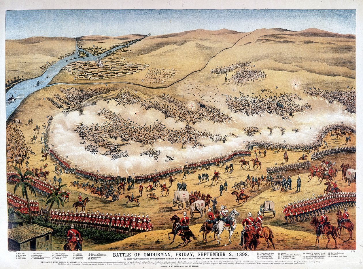 Battle of Omdurman, Friday, September 2 by Unknown artist