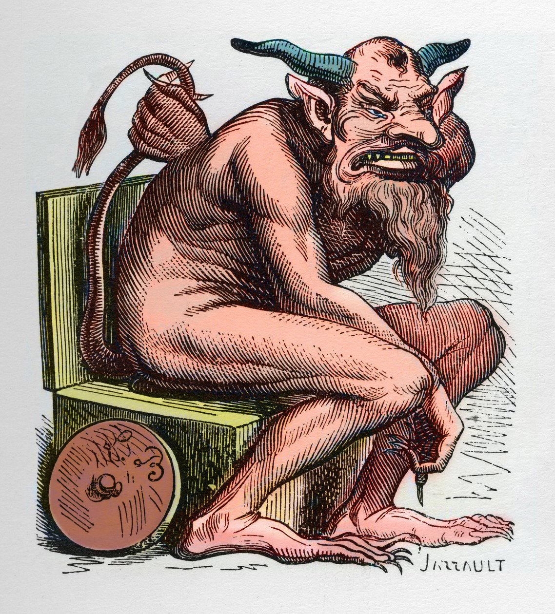 Belphegor, Illustration from the 