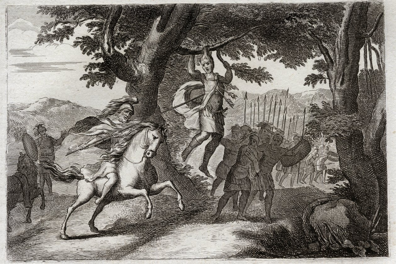 Death of Absalom by Unknown artist