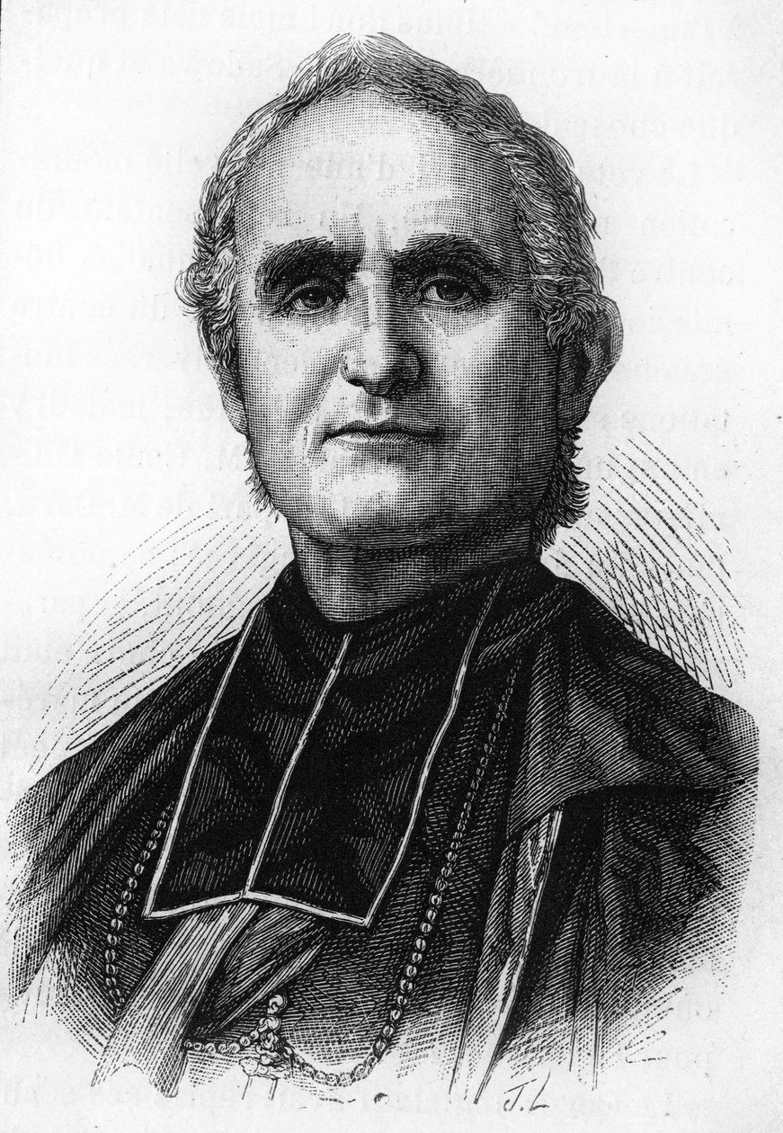 Bishop Félix Dupanloup (1802 - 1878), French prelate, bishop of Orléans by Unknown artist