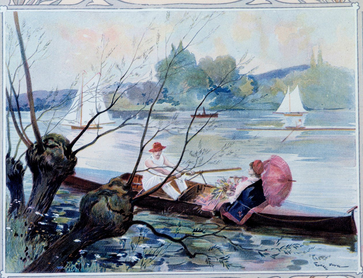 Boat Walk by Unknown Artist