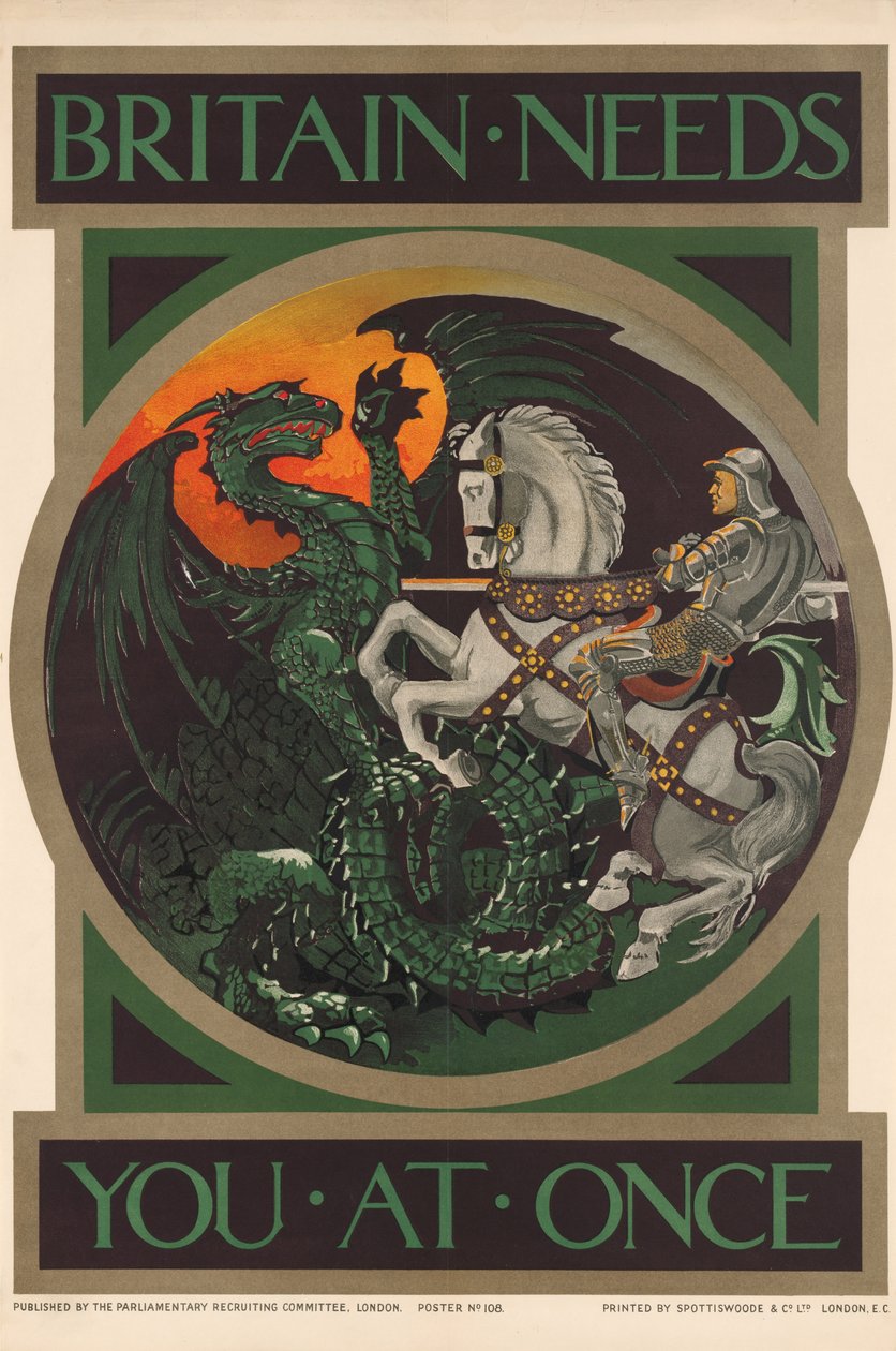 Britain Needs You At Once by Unknown Artist