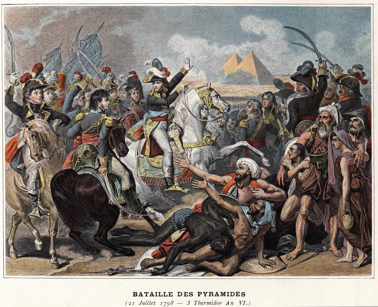 Campaign of Egypt (1798-1801): Battle of the Pyramids, July 21 by Unknown artist