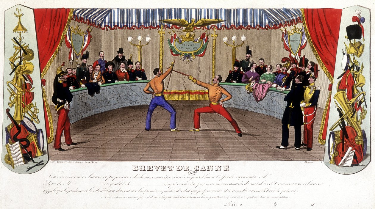 Cane patent by Unknown artist
