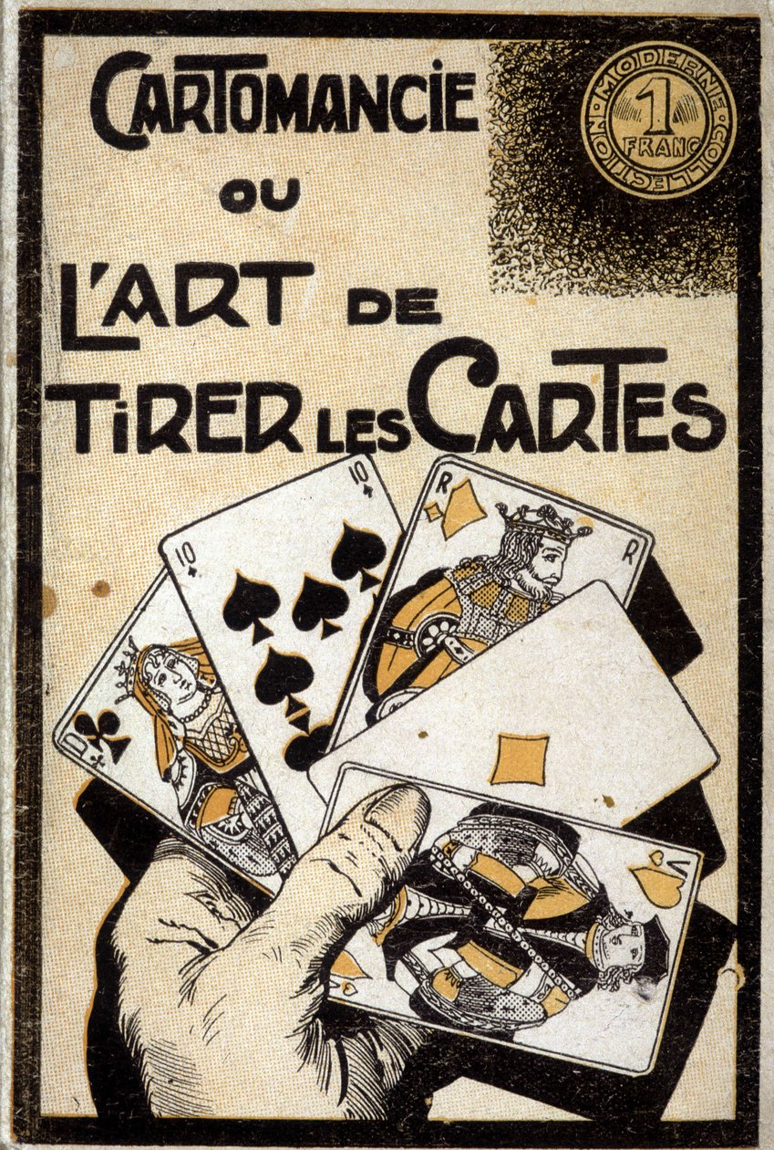 Cartomancy or the art of drawing cards by Unknown artist