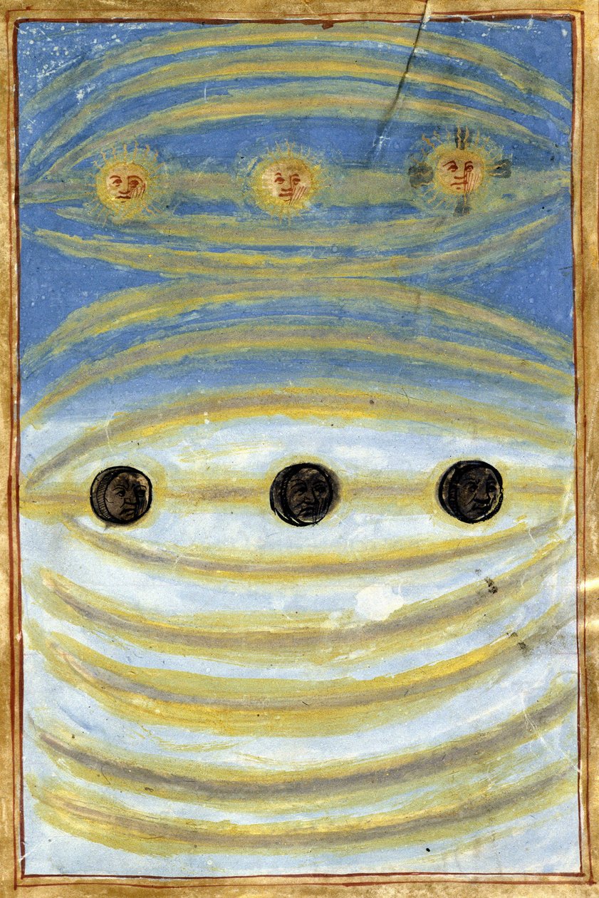 Celestial signs seen on the day of the death of Anne de Bretagne by Unknown artist