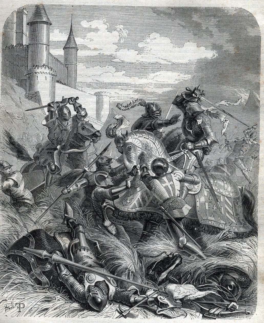 Charles III, known as Charles of Duras, king of Naples entered Naples, with the help of the people, on July 16 by Unknown artist