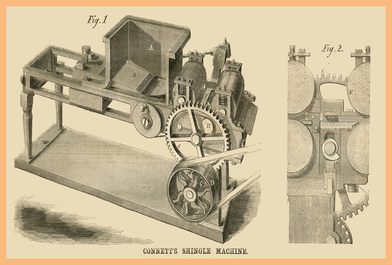 Connetts Shingle Machine by Unknown Artist
