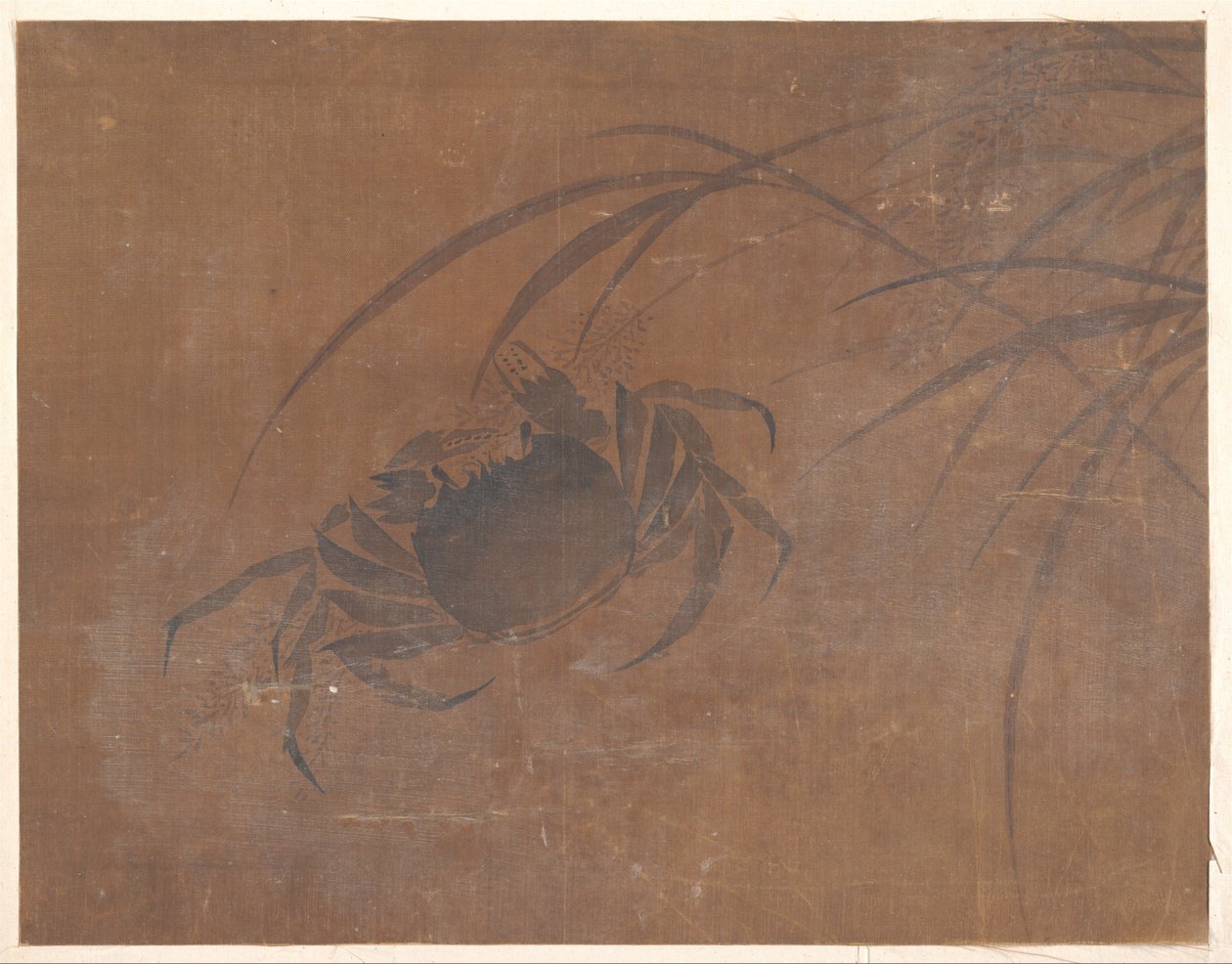 Crabs and Reeds by Unknown Artist