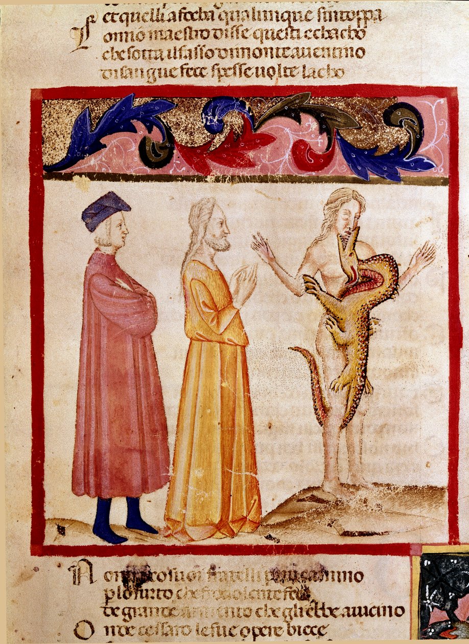 Dante And Virgil In Hell Poster