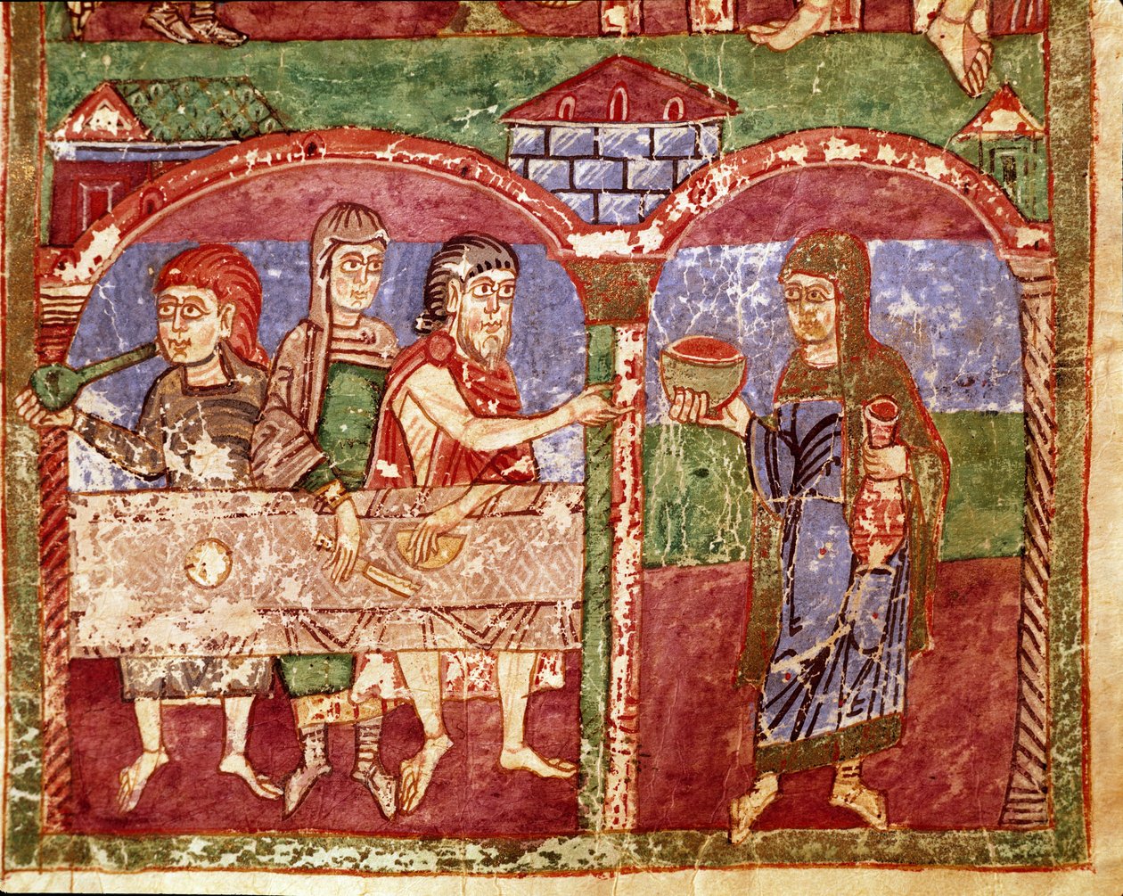 Episode of the life of Saint Radegonde (Radegundis) of Poitiers (519 ...