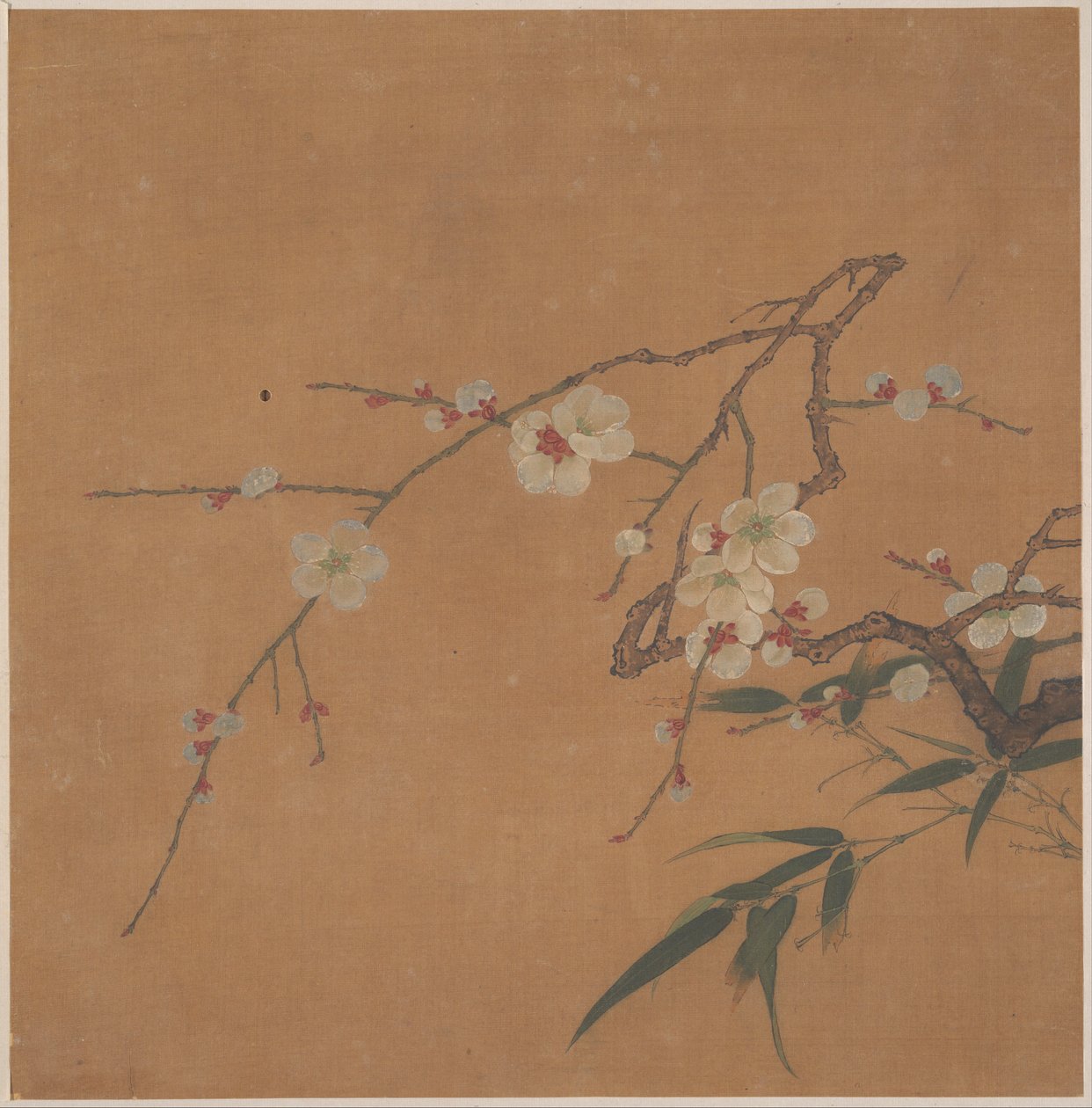Flowering Plum and Bamboo by Unknown Artist