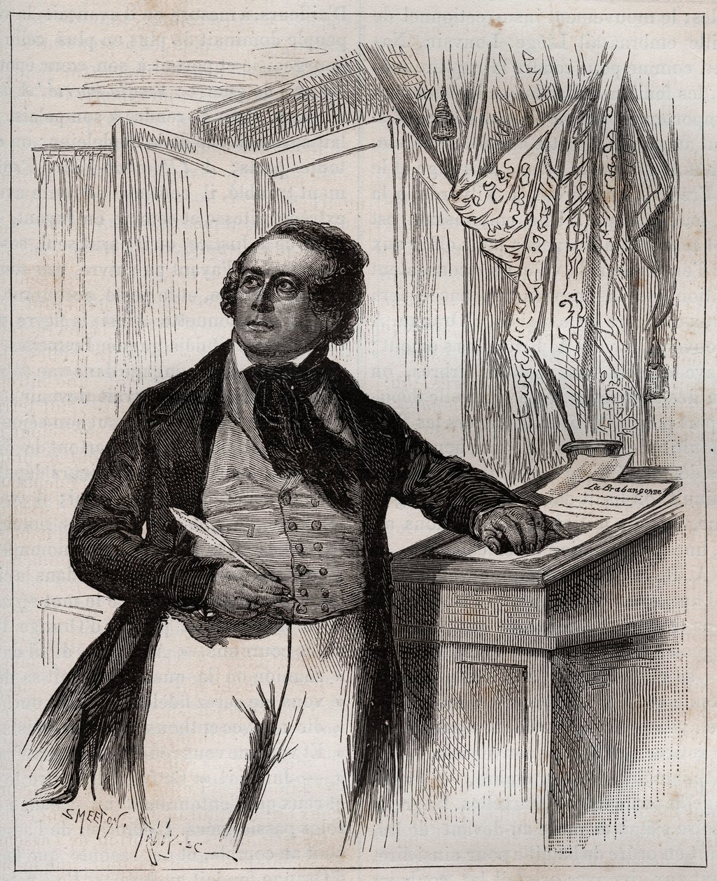 Francois Van Campenhout 1779-1848 - Belgian opera singer, conductor and composer by Unknown artist