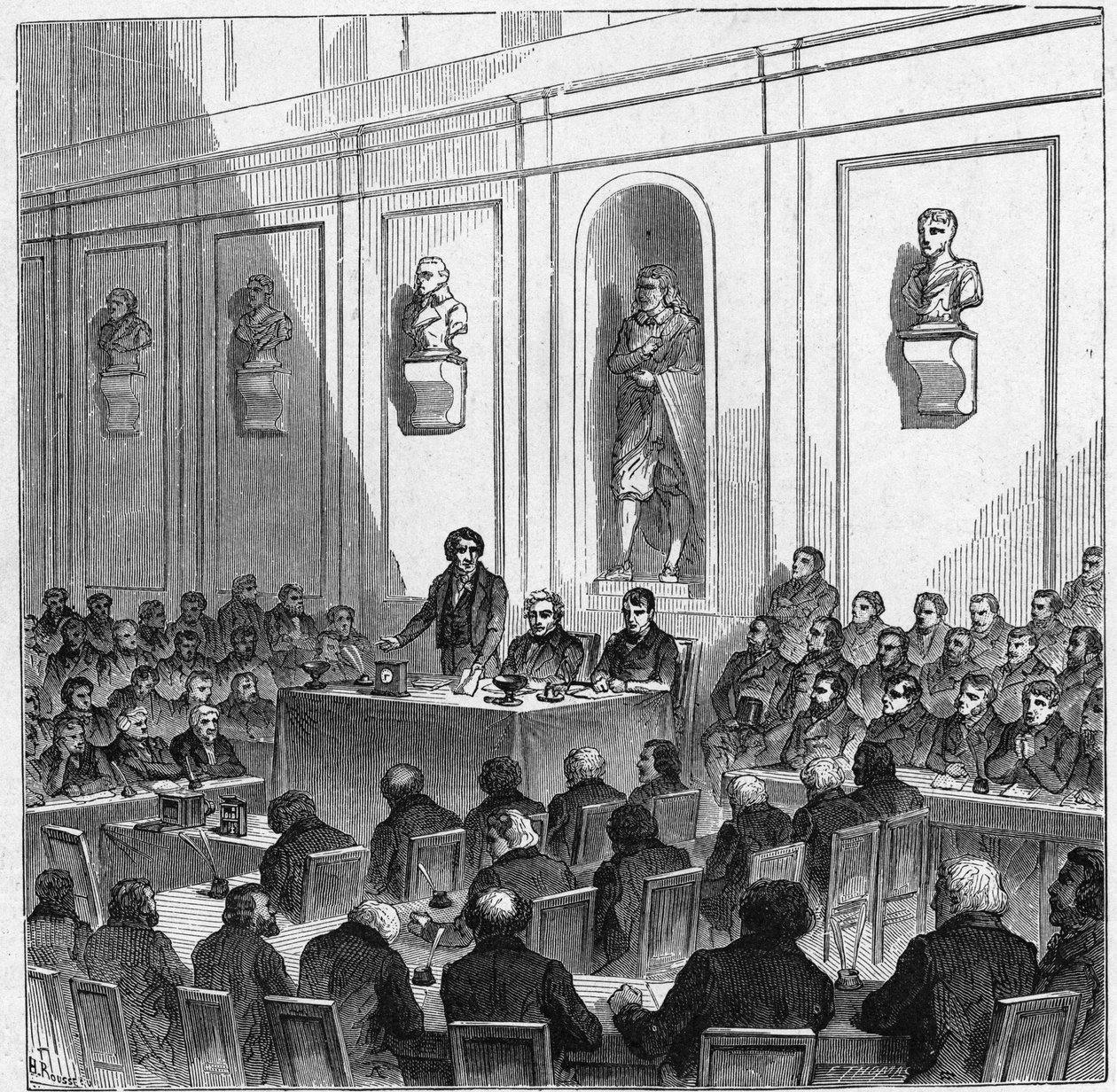 François Arago announced on August 10 by Unknown artist