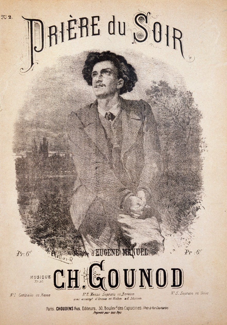 Frontispiece of Evening Prayer by Unknown artist