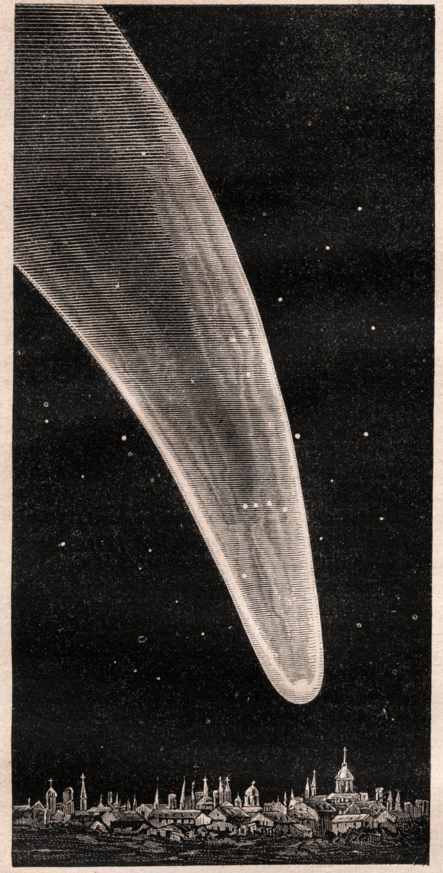 Great Comet of 1811 - engraving circa 1867 by Unknown artist