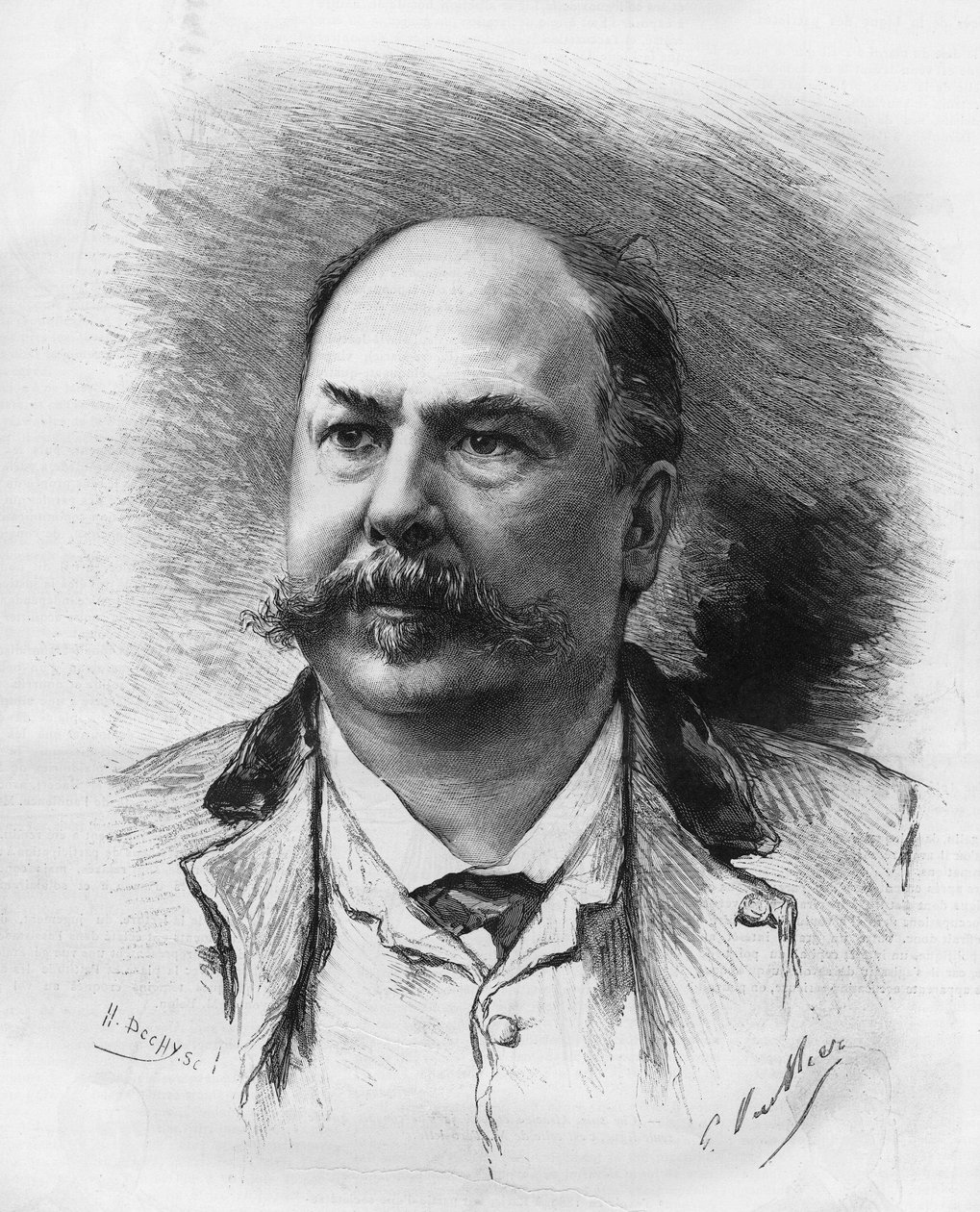 Henri Meilhac (1831-1897), French playwright by Unknown artist