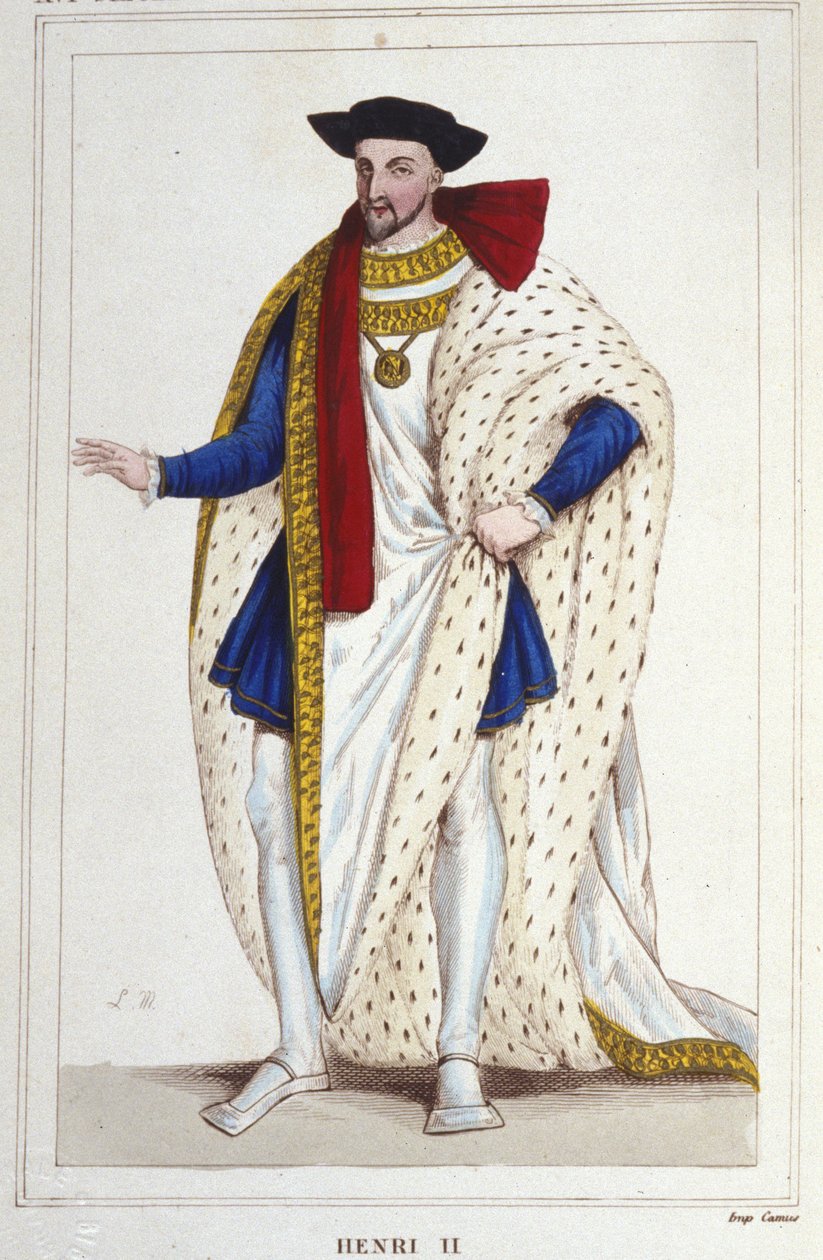 Henry II, King of France (1519 - 1559) (Engraving of 1830) by Unknown artist