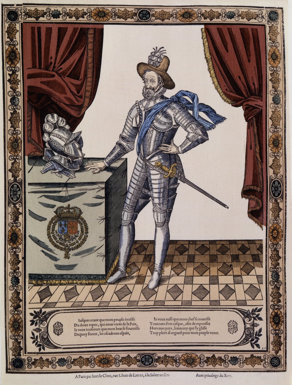Henry IV (1553 - 1610), King of France around 1600 by Unknown artist