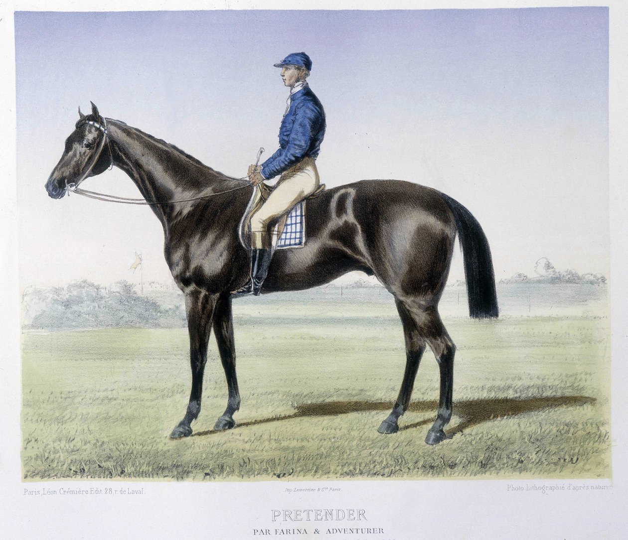 Horseback Riding: Pretender, English Derby Winner