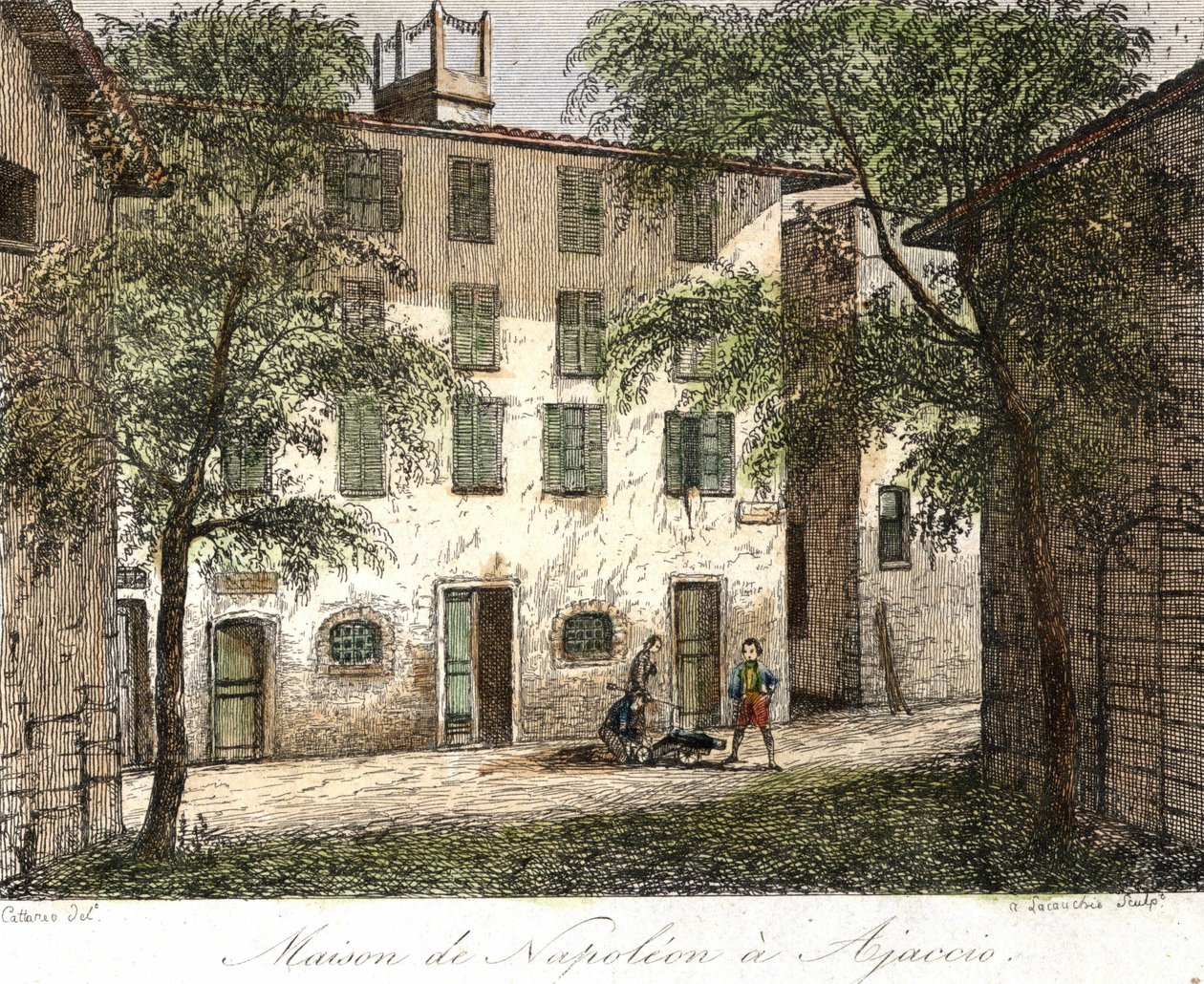 House of Napoleon in Ajaccio by Unknown artist