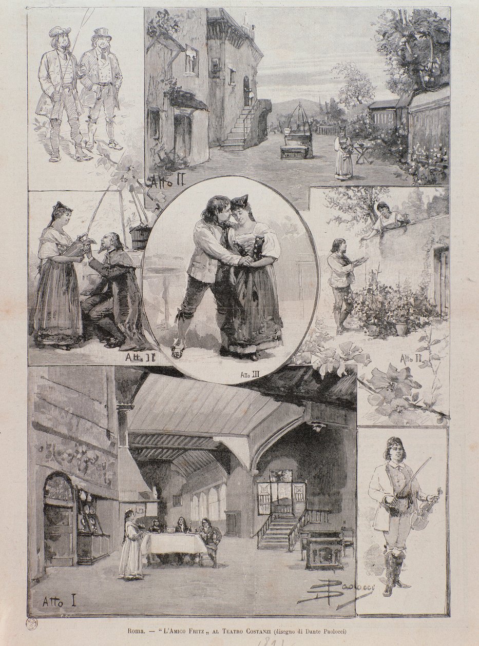 Illustrations for the opera L
