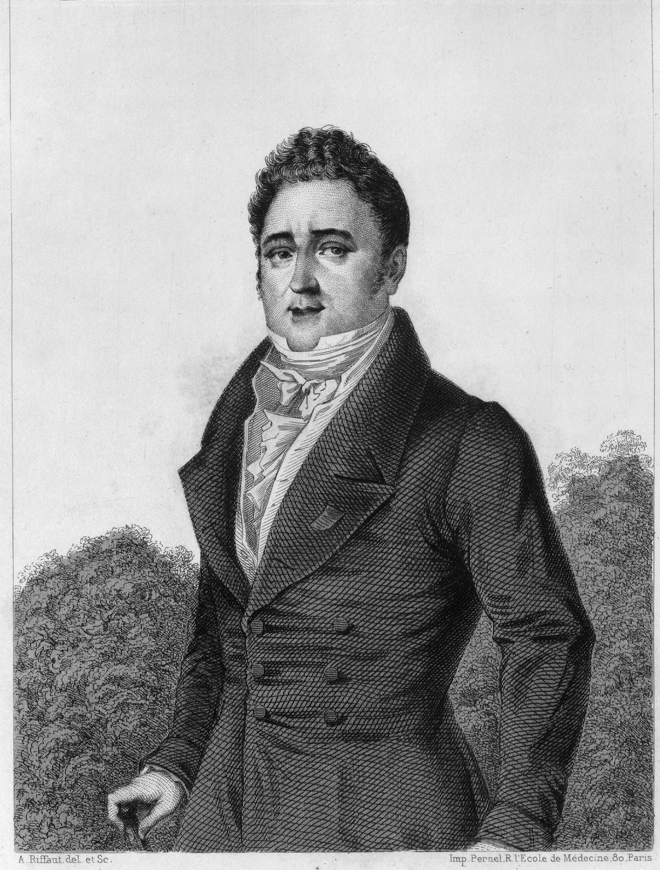 Jacques Lafitte (1767-1844), French banker and politician - engraving in Histoire de la vie politique et privée de Louis Philippe by Unknown artist