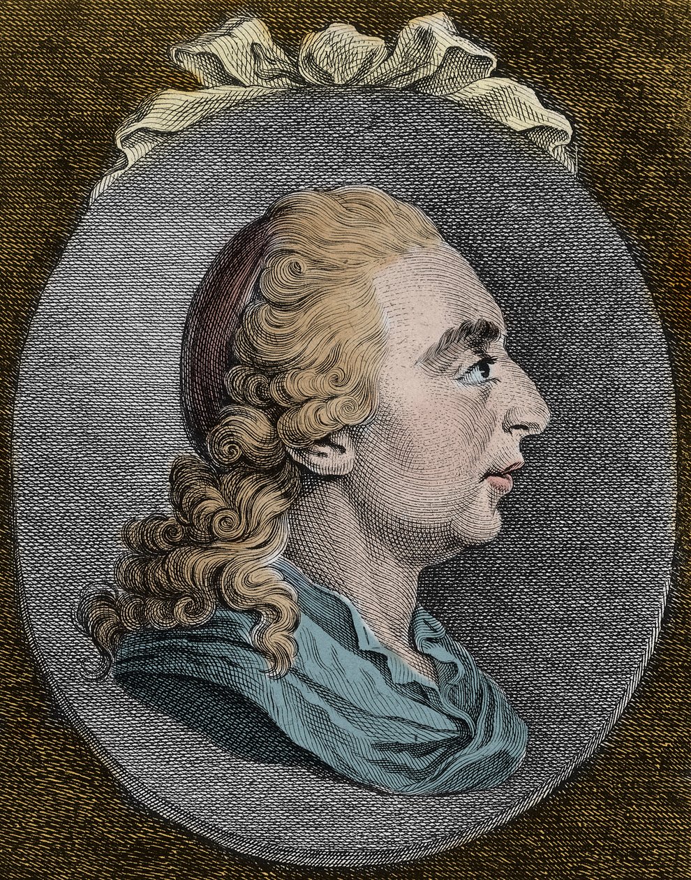 Joseph Freiherr von Sonnenfels (1732-1817) Austrian and German jurist and novelist engraving - Joseph von Sonnenfels Austrian jurist and writer by Unknown artist