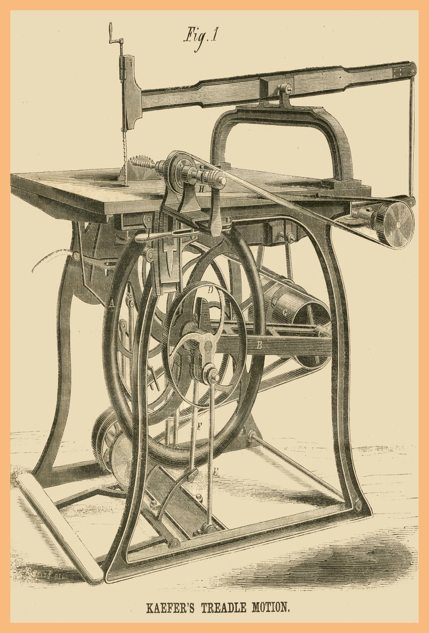 Kaefers Treadle Motion by Unknown Artist
