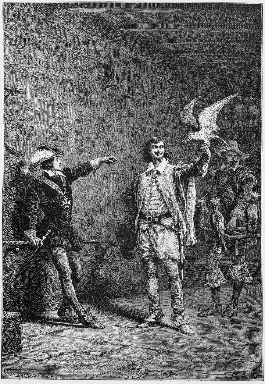 Louis XIII at sixteen years old, and his favorite Albert de Luynes - in 