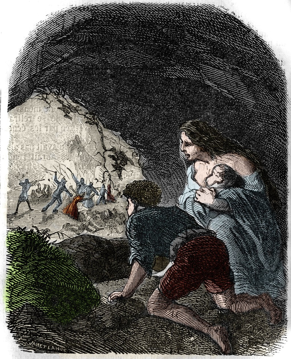 Massacres of the Vaudois in the 16th century by Unknown artist