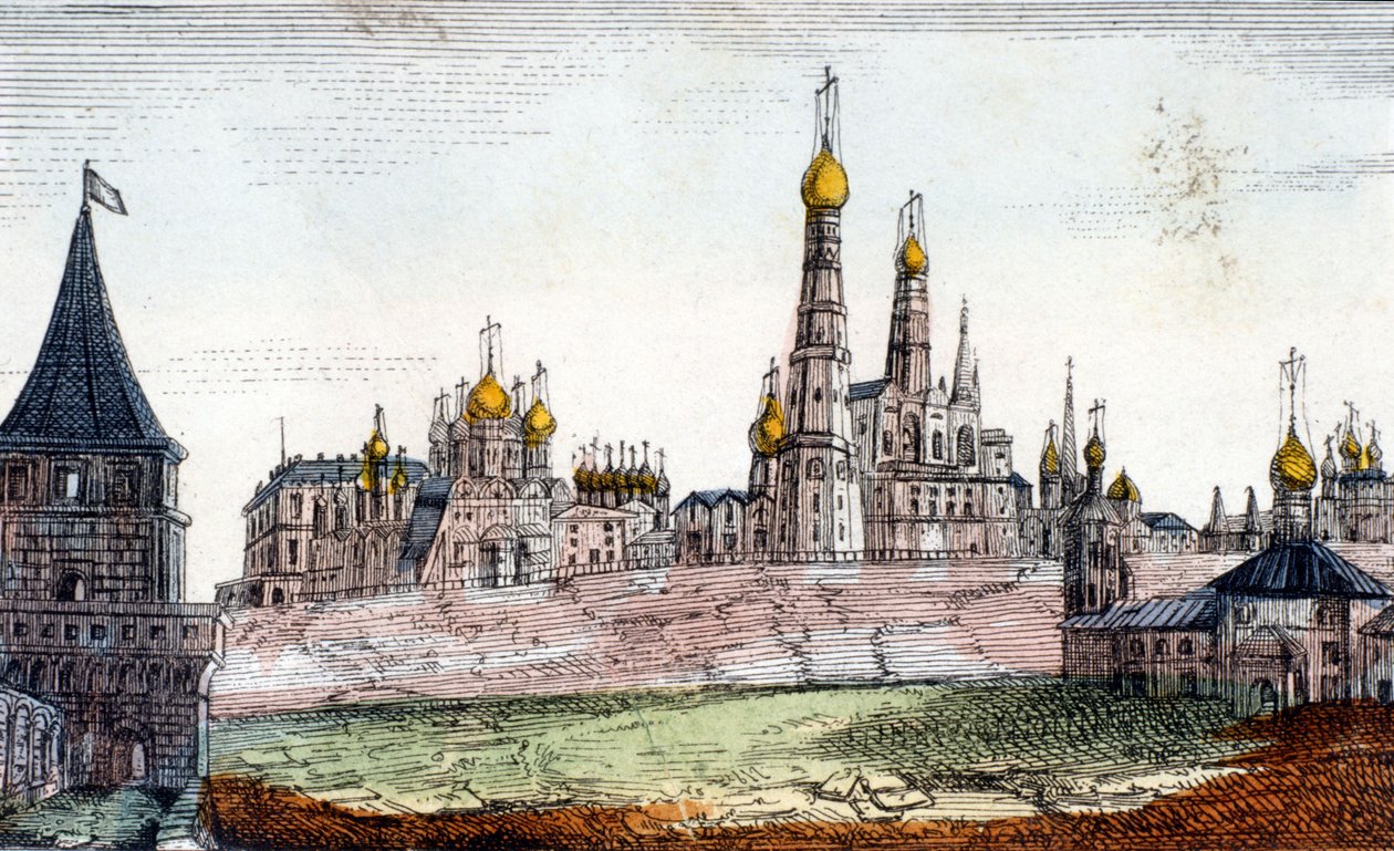 Moscow, the Kremlin by Unknown artist