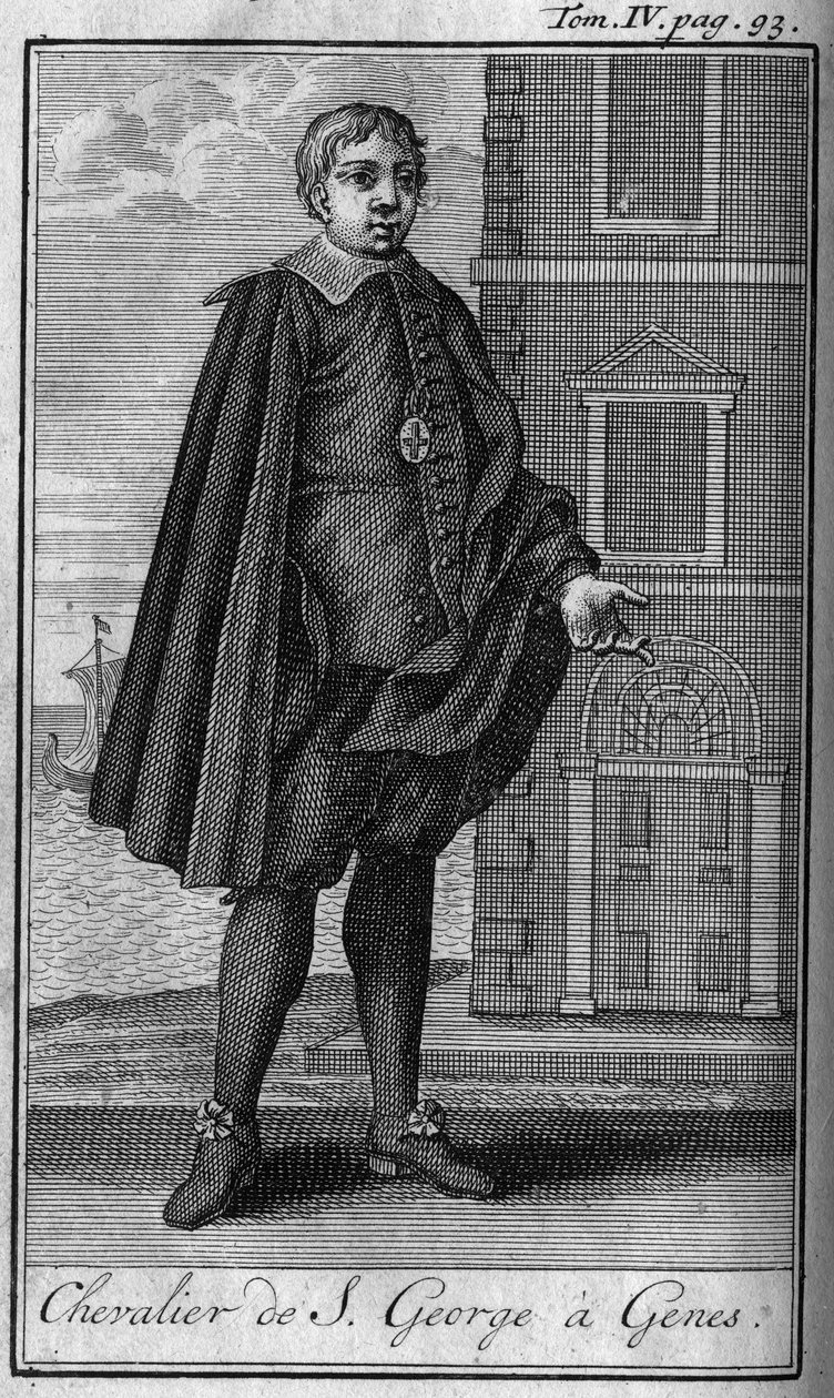 Orders of Chivalry. Knight of Saint George in Genoa. In 'History of ...
