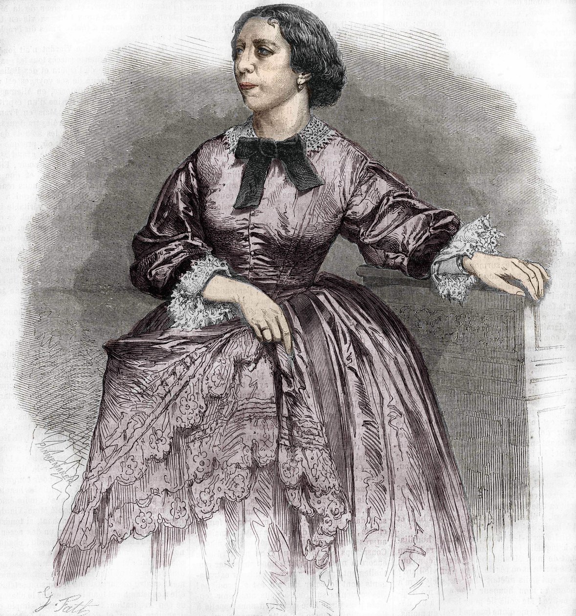 Pauline Viardot - Garcia (1821-1910), French singer. by Unknown artist