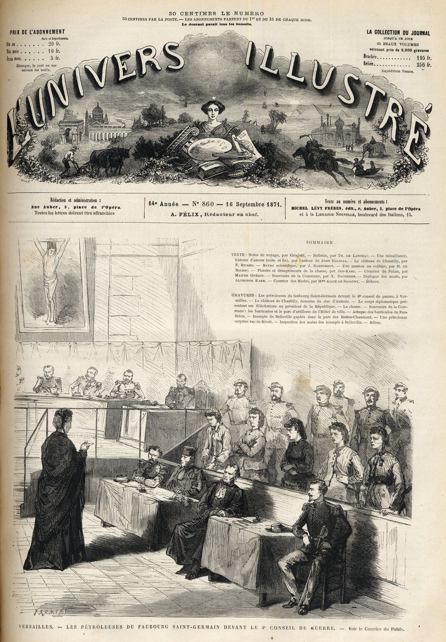 Petroleuses arrested in Versailles by Unknown artist