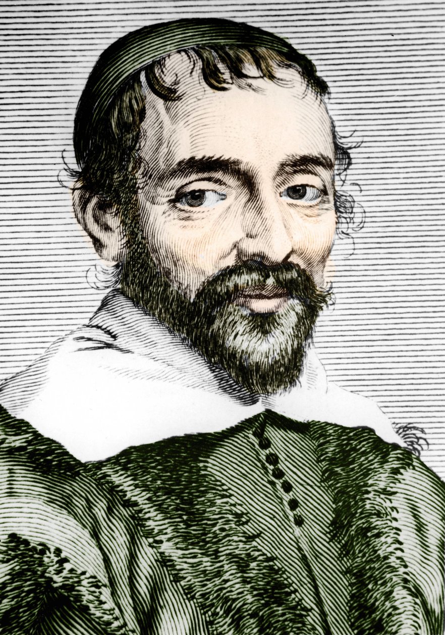 Pierre Gassendi (1592-1655), French philosopher, astronomer, mathematician and physicist. by Unknown artist