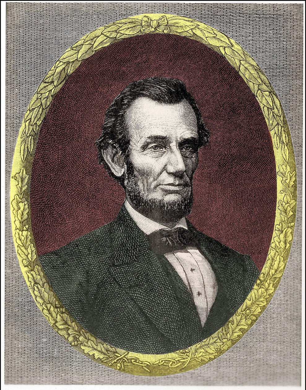 Portrait of Abraham Lincoln (1809 - 1865) 16th President of the United States (1861 - 1865) by Unknown artist