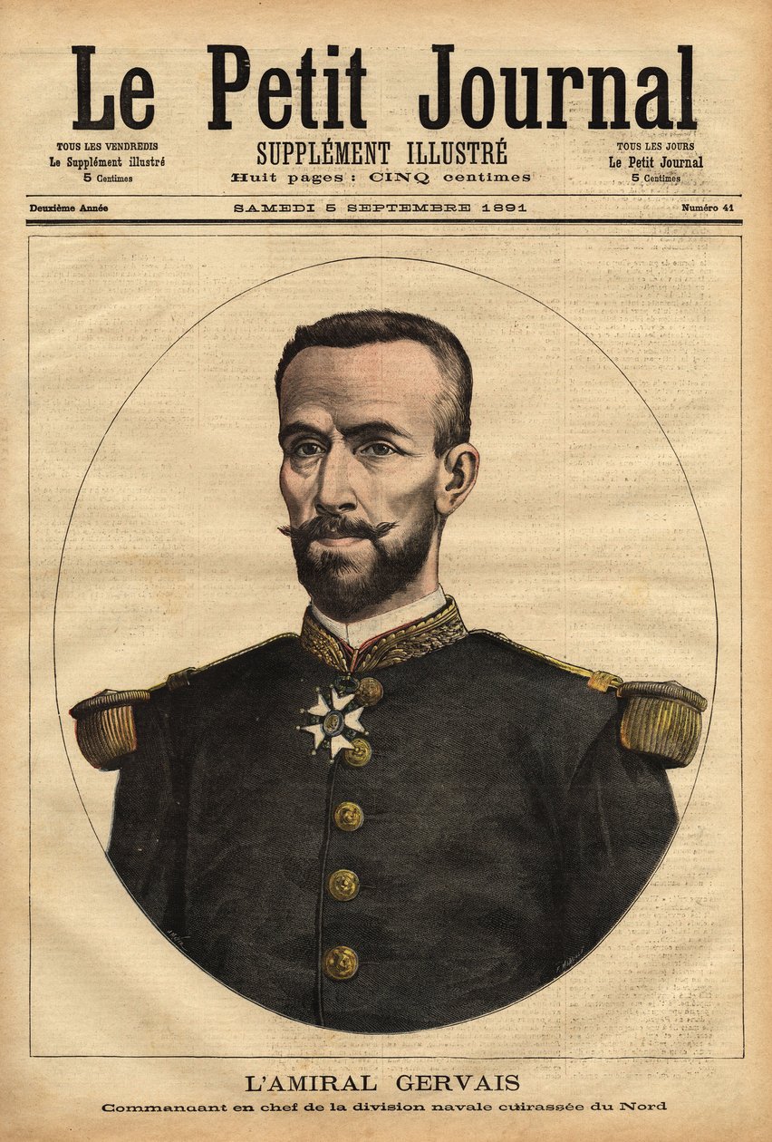 Portrait of Admiral Gervais by Unknown artist