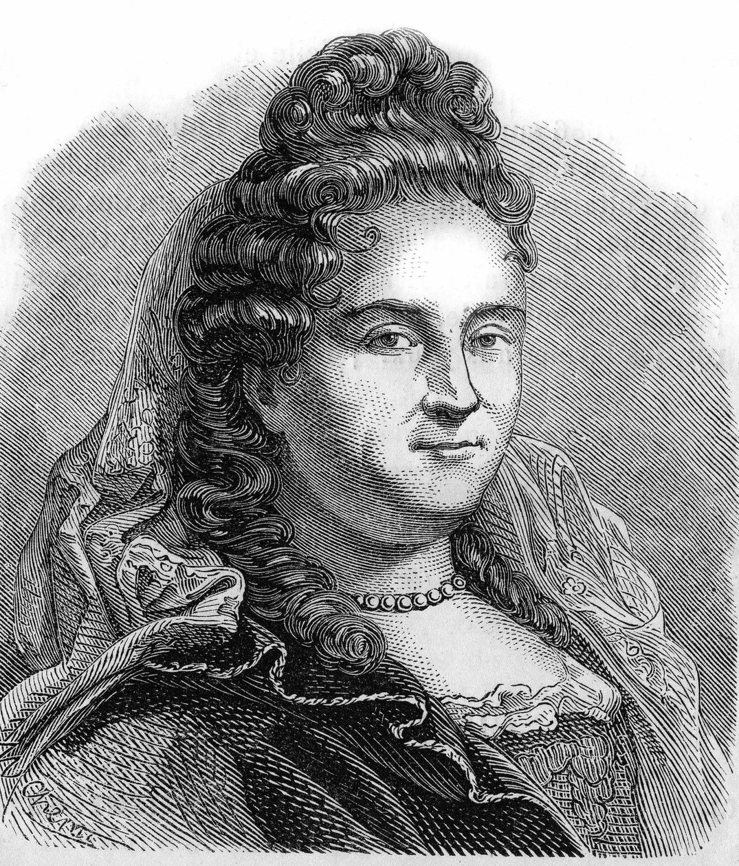 Portrait of Anne Lefebvre, Mme Dacier (1647-1720) by Unknown artist