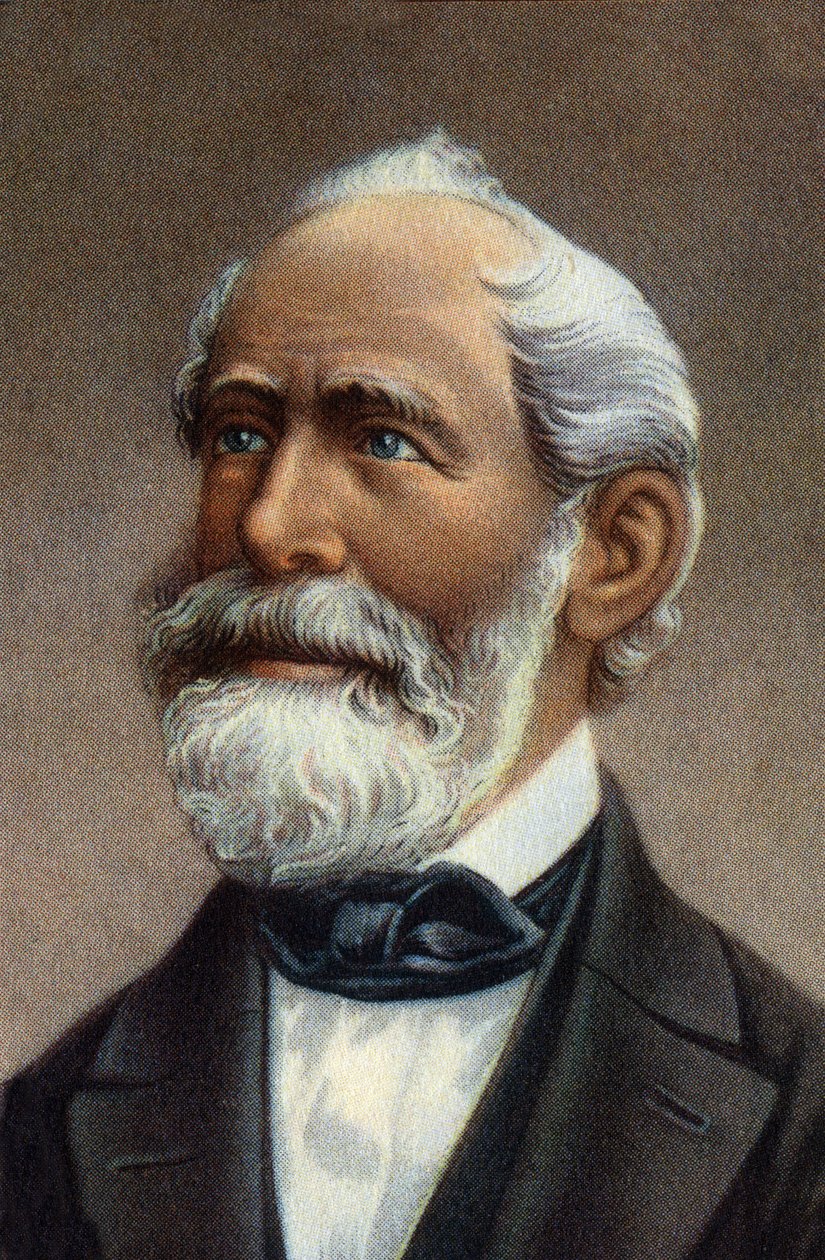 Portrait of Carl Zeiss, German Scientist by Unknown Artist