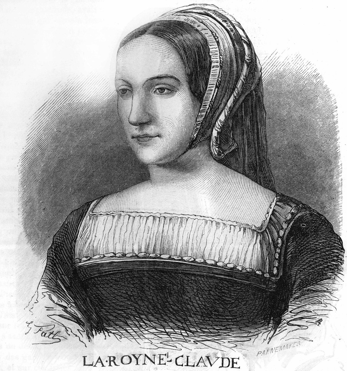 Portrait of Claude de France, wife of King Francois I (1499-1524) by Unknown artist